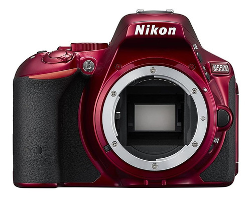  Nikon D5500 DSLR color  rojo