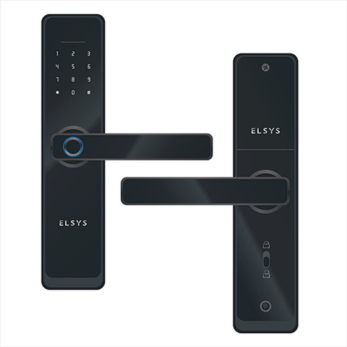 Imagem 2 de 6 de Fechadura Digital De Embutir Elsys Wi-fi, Com Biometria