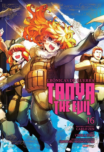 Tanya the Evil: Crônicas de Guerra Vol. 16, de Zen, Carlo. Editora Panini Brasil LTDA, capa mole em português, 2021