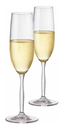 Jogo De Taça Champagne Cristal Ritz 195ml 2 Pçs