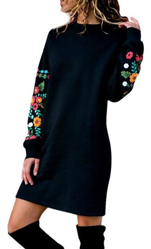 Sudadera Mujer Otoño Invierno Casual Floral