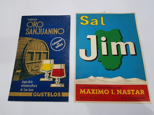 Imagen 6 de 10 de Antiguos Carteles Ramos Generales Pulpería Lote Mag 58506