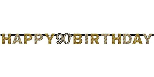 ~ Happy 30th Birthday  Prismatic Letter Banner