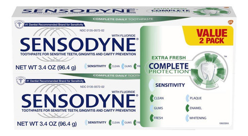 Sensodyne Pasta De Dientes Sensible De Proteccion Completa P