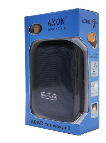 Audífono Recargable Axón K-88 Sordera Ortopédico