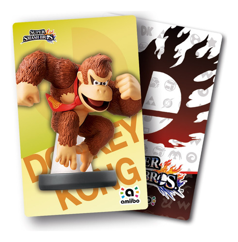 Tarjeta Nfc Amiibo Donkey Kong Smash