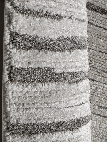 Alfombra Living Cuarto Dormitorio Moderna 80x150 Cm Mihran Ancho 80 Cm Color Gris Diseño De La Tela Abstracto Largo 150 Cm