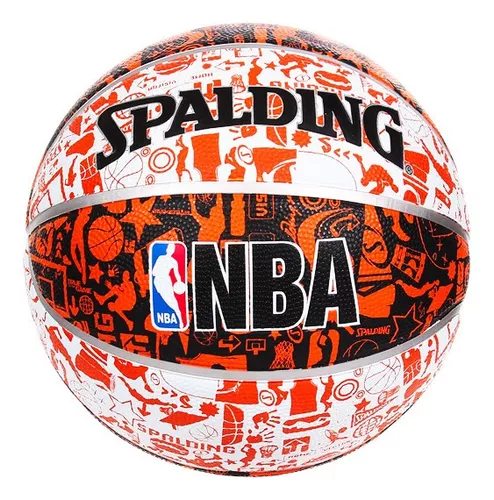 tema Centro comercial Obediencia Balon Spalding Nba Graffiti Rubber