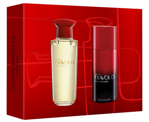 Banderas Diavolo Set Edt 100 Ml + 1 Desodoranete 150 Ml Para Hombre