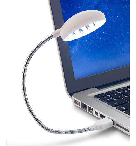 Mini Lámpara Para Laptop Flexible De 8 Led Plástica Usb