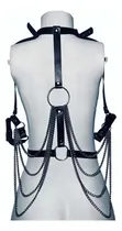 Comprar Harness u002F Arreio Couro Com Correntes Nas Costas