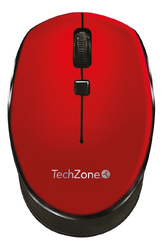 Mouse Techzone Tz19mou01 Inalambrico Usb 1600 Dpi Rojo,