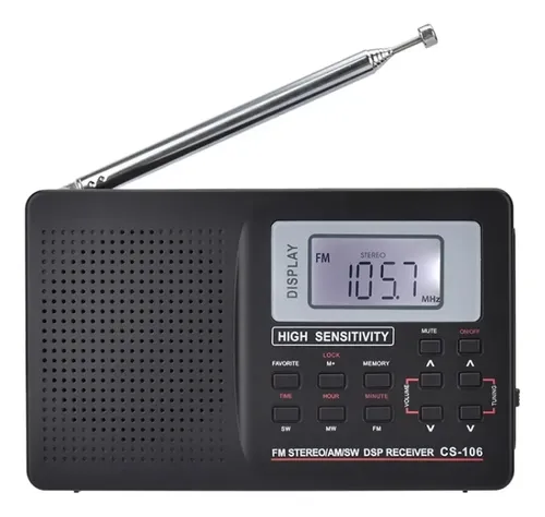 Receptor De Banda Completa De Rádio Fm/am/sw/lw/sound ,,zx | Frete