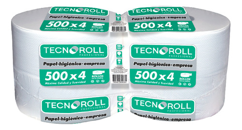 Papel Higiénico Jumbo Tecnopapel 4x500