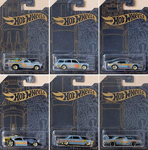 Set Hot Wheels De La Serie Satin Chrome Para El 51 Aniversar