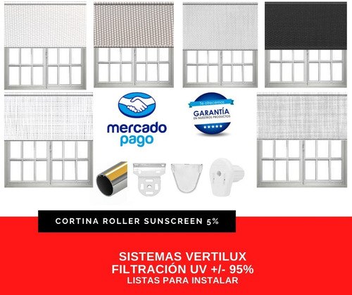 Cortinas Roller- Black Out- Sunscreen-traslúcidas- Rusticas
