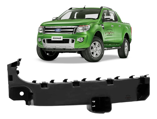 Guia Parachoque Dianteiro Esquerdo Ford Ranger 2013 14 2015