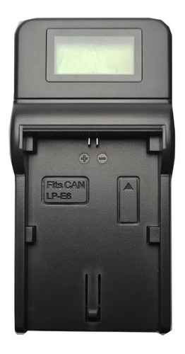 Cargador Para Bateria Lp-e6 De Canon / Casa Y Auto/ Pantalla