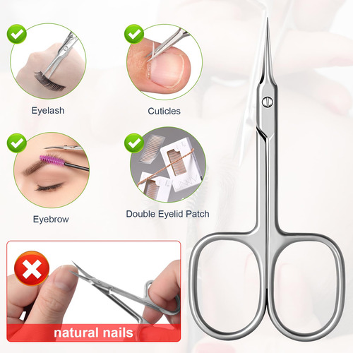 Tijeras Para Cutículas De Acero Inoxidable, Multiusos, Uñas