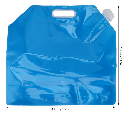 Bolsa De Agua Transparente Plegable Ligera Para Acampar