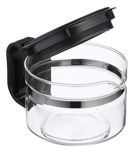 Vaso De Vidrio Para Cafetera Adaptable Con Tapa Regulable