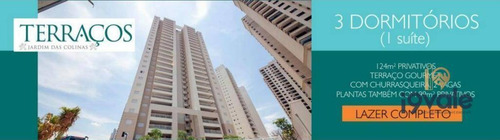 Apartamento Com 3 Dormitórios À Venda, 124 M² - Jardim Esplanada - São José Dos Campos/sp - Ap2339