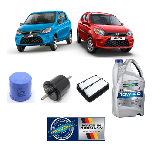 Servicie Cambio Aceite Suzuki Alto 800 10w40 + Filtros