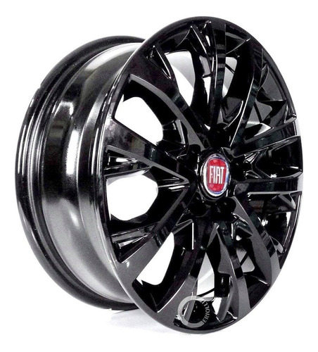 Roda Fiat Toro Aro 18 2021 2022 5x110 S34 / Unidade Cor Black Piano S34
