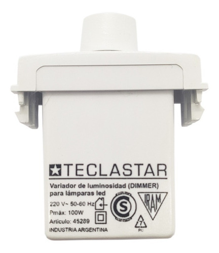 Imagen 2 de 7 de Modulo Dimmer Teclastar Apto Para Lampara Led Dimerizable Pr