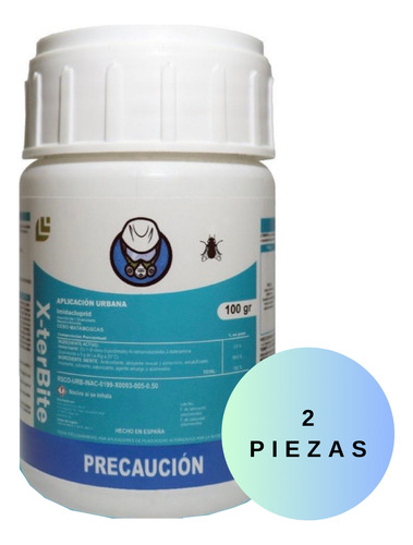 Cebo Para Moscas Mosquicida Xterbite 100 G Rivas 2 Pzs Rivas