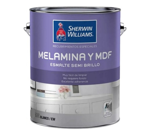 Pintura Melamina Y Mdf Esmalte Decorativo 0,9 Litros