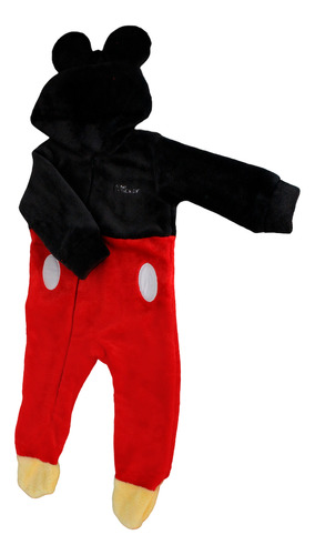 Disney Mameluco Suave Diseño Mickey Mouse Negro 84103