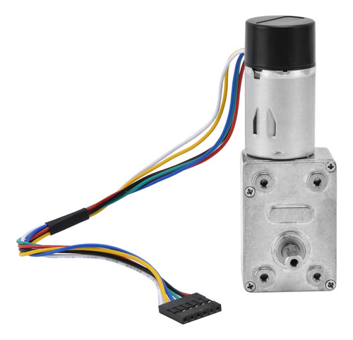 Motor De Engranaje Codificador Dc Worm 15 Mm Con Reducción D