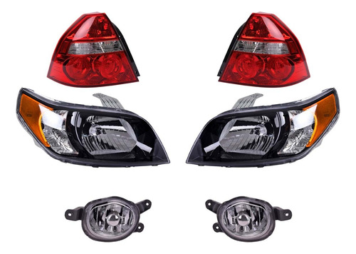 Calaveras + Faros + Neblineros Depo Aveo 2012-2018