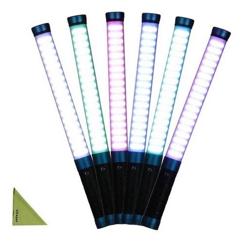 Bastão Led Nicefoto Tc-288 Rgb Wand Light Bi-color Fonte Cor da estrutura Branco