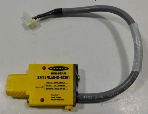 Banner Mini-beam Long Range Receiver Sm31rlmhs-40381 Tth