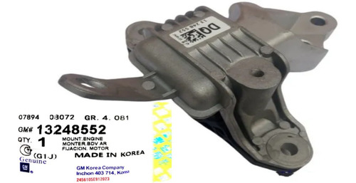 Base Motor Caja Izquierda Lh Orlando 2.4 Cruze 1.8 13248552 