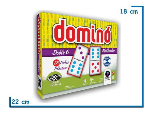 Domino Multicolor Plastigal