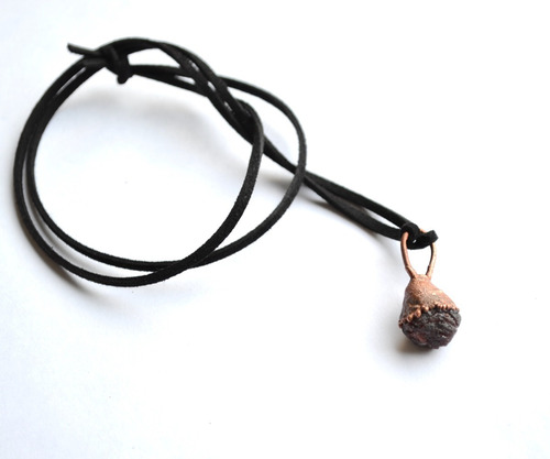 Imagen 2 de 4 de Collar Dijje De Piedra Natural Granate, Joyeria De Autor