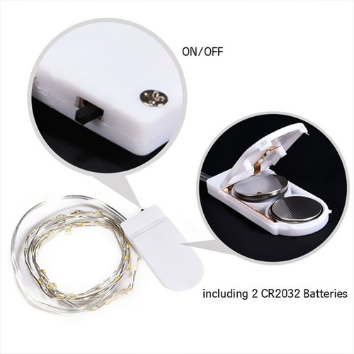 Fio De Fada Em Led Varal De Luzes Fio De Luz Cordão 3m 10pcs