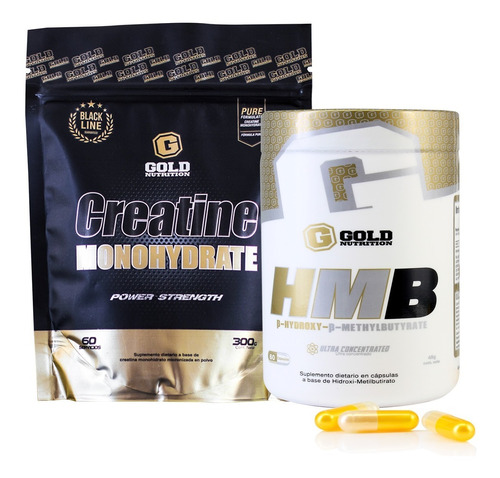 Creatina + Hmb Gold Nutrition Aminos Recuperación Muscular