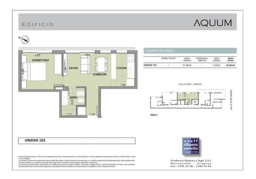 Alquiler Precioso Apto. De 1 Dormitorio. Tributos Domiciliarios Incluidos.