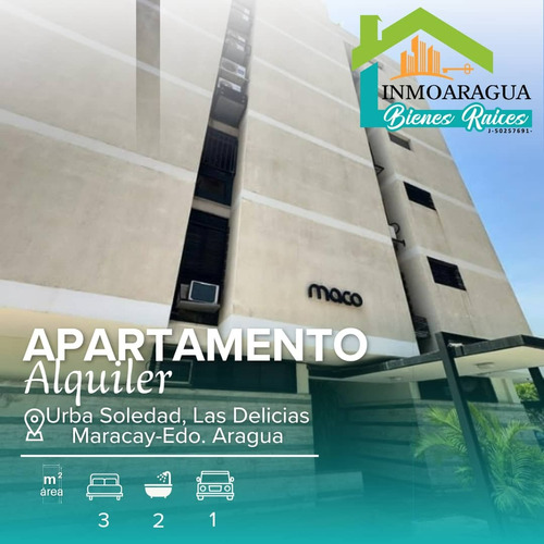 Apartamento En Alquiler. Urbanización La Soledad. Las Delicias/js0214