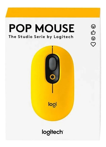 Mouse Logitech Pop Blast Yellow Inalambrico | 910-006549