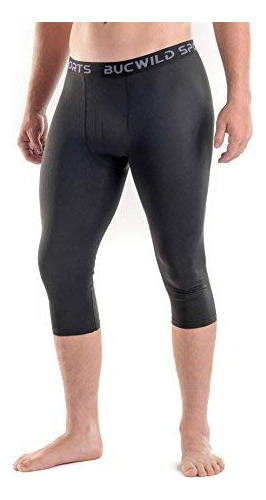 Bucwild Sports 3/4 Pantalones De Compresion De Baloncesto M