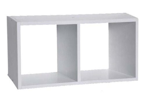 Nicho Duplo Mdf Branco 40x20x20 Cm - Kit De Fixação Incluso