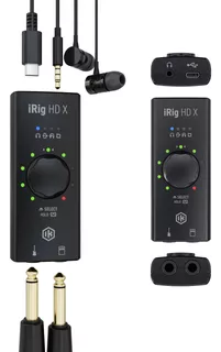 Interface Irig Hd X Instrumento Plug +envio+ Rocker Music