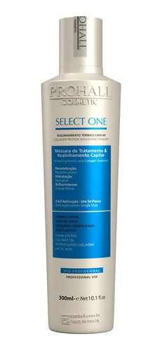 Escova Progressiva Prohall Select One Sem Formol 300ml