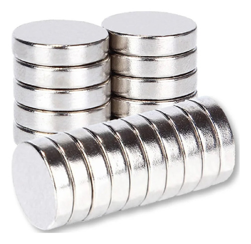 Ima Neodímio Super Imas Disco 11x3 Mm Suporta 1,8 Kg 20 Pç