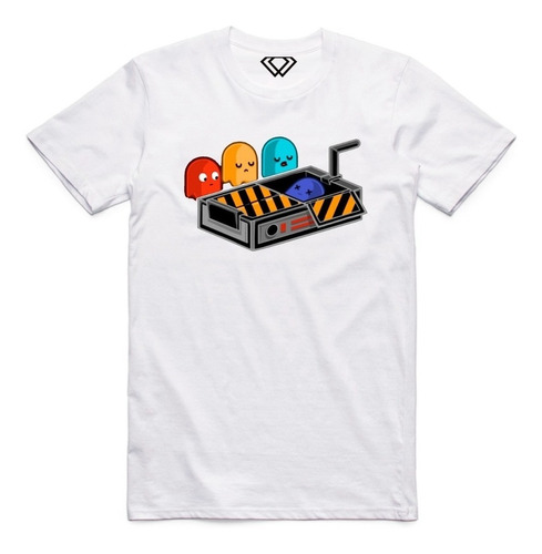 Playera T-shirt Pacman Fantasmas Ghost Video